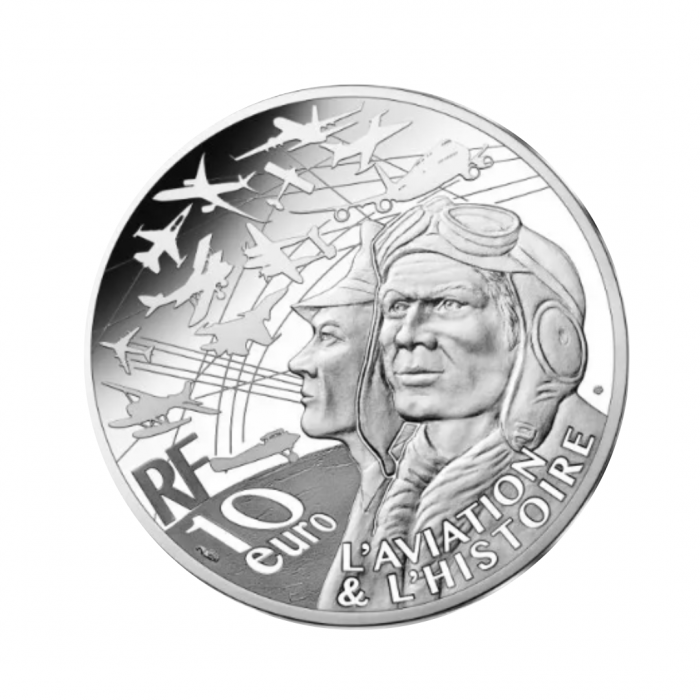 10 Eur silver coin Spitfire, France 2020