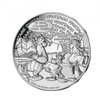 10 eurų sidabrinė moneta Dalintis, Asteriksas, Prancūzija 2022