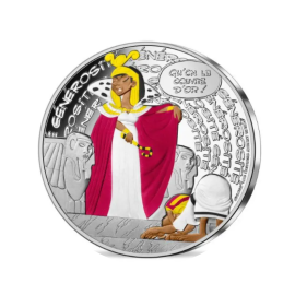 10 eurų sidabrinė, spalvota moneta Dosnumas, Asteriksas, Prancūzija 2022