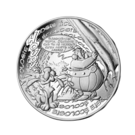 10 eurų sidabrinė moneta Ekologija, Asteriksas, Prancūzija 2022