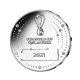 10 eurų sidabrinė moneta FIFA KATARAS – 2022 m. Pasaulio taurė, Prancūzija 2021