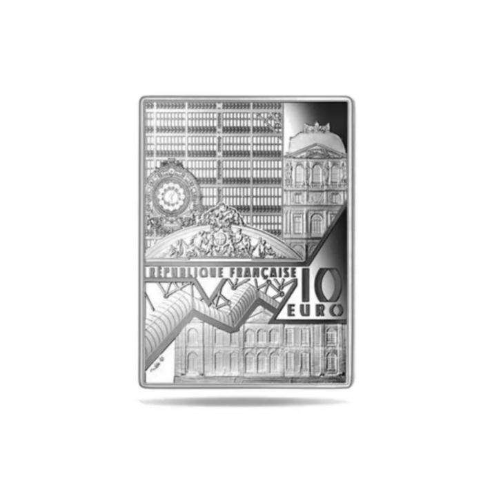 10 Eur (22.20 g) sidabrinė PROOF moneta Mergina su perliniu auskaru, Prancūzija 2021