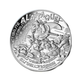 10 Eur silver coin Irreducibility, Asterix, France 2022