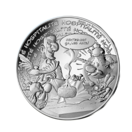 10 eurų sidabrinė moneta Svetingumas, Asteriksas, Prancūzija 2022