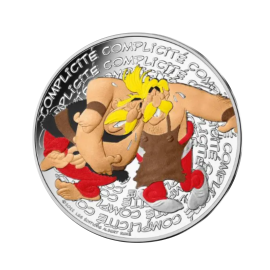 10 Eur silver coin Complicity, Asterix, France 2022
