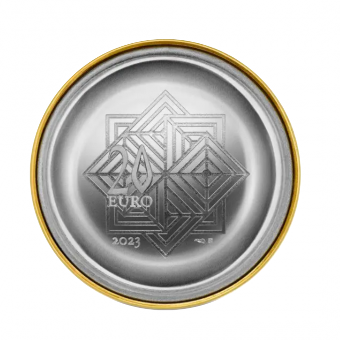 20 eurų (31.10 g) sidabrinė PROOF moneta Pierre Hermé - Macaron, Prancūzija 2023