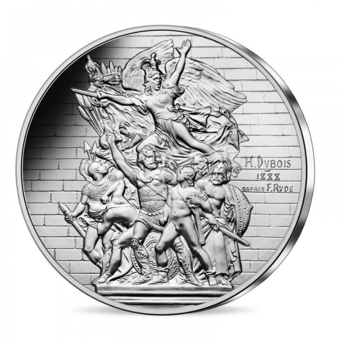 50 eurų sidabrinė moneta Himnas, Prancūzija 2019