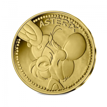 250 eurų auksinė moneta Asteriksas, Prancūzija 2022