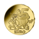 5 eurų (0.5 g) auksinė PROOF moneta Šuniukas, Asterikso ir Obelikso nuotykiai, Prancūzija 2022