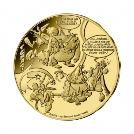 500 eurų (6 g) auksinė PROOF moneta Asterikso ir Obelikso nuotykiai, Prancūzija 2022