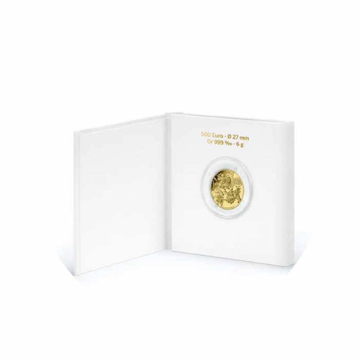 500 Eur (6 g) gold PROOF coin Asterix, France 2022
