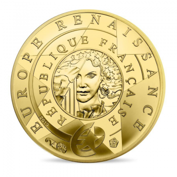 5 eurų auksinė moneta Renaissance Era Europa, Prancūzija 2019
