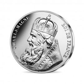 10 eurų sidabrinė* moneta iš COIN OF HISTORY kolekcijos 11/18, Prancūzija 2019 || Charlemagne