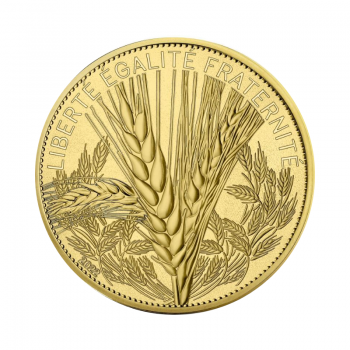 5000 eurų (50 g) auksinė moneta Kviečiai, Prancūzija 2022