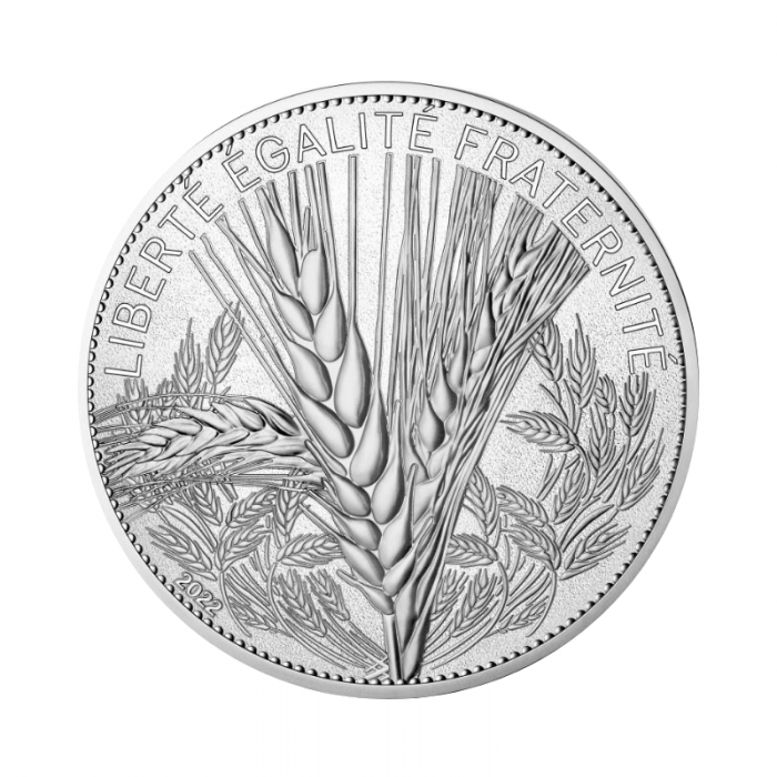 100 Eur silver coin The Wheat , France 2022