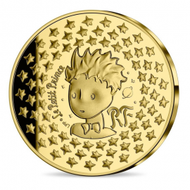 5 eurų auksinė moneta Mažasis princas, Prancūzija 2021