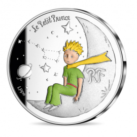 10 Eur silver coin The Little Prince Take me to the Moon, France 2021