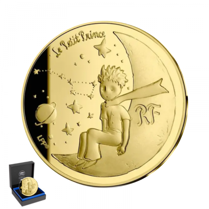 50 eurų auksinė moneta Mažasis Princas, Prancūzija 2021