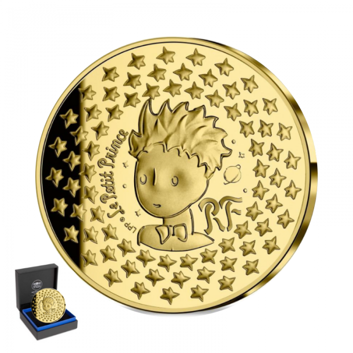 5 Eur (0.5 g) gold PROOF coin The Little Prince, France 2021
