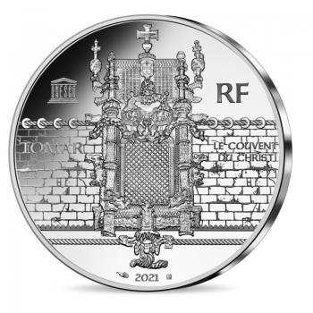 10 eurų sidabrinė moneta Magelanas, Prancūzija 2021 || UNESCO