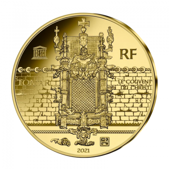 5 eurų (0.5 g) auksinė PROOF moneta Magelanas, Prancūzija 2021, UNESCO