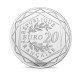 20 eurų sidabrinė moneta Mariana - lygybė, Prancūzija 2018