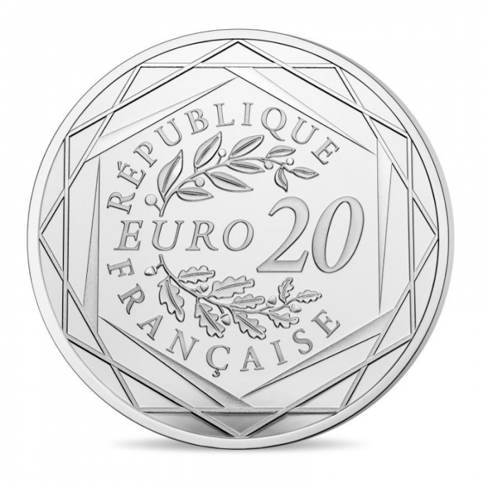 20 Eur silver coin Marianne, France 2017