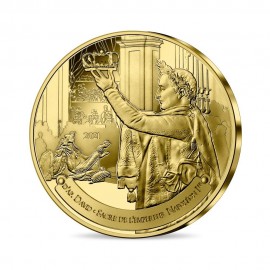 ¼ euro The Coronation of Napoleon I - Louvre, France 2021
