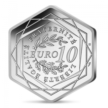 10 eurų sidabrinė* moneta Mariana Olimpinės žaidynės Paryžiuje 2024, Prancūzija 2021