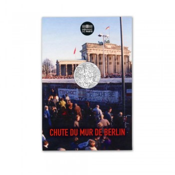 10 euro silver coin Fall of Berlin Wall, France 2019
