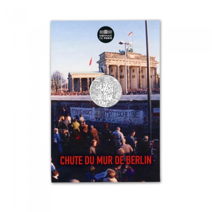 10 eurų sidabrinė* moneta Berlyno sienos griūtis, Prancūzija 2019