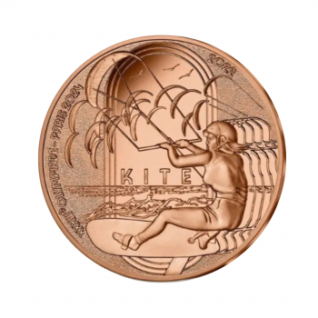 ¼ Eur moneta Olimpinės žaidynės Paryžiuje 2024, Sportinis aitvaras, Prancūzija 2022