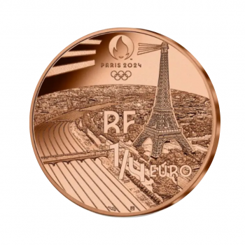 ¼ Eur moneta Olimpinės žaidynės Paryžiuje 2024, Sportinis aitvaras, Prancūzija 2022