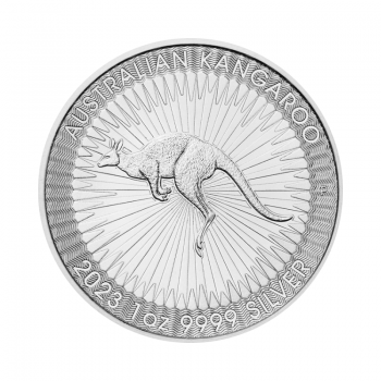 1 oz sidabrinių monetų Kengūra, Australija 2023 (Monster box)