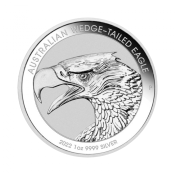 1 oz (31.10 g) sidabrinė moneta Australijos Pleištauodegis erelis, Australija 2022