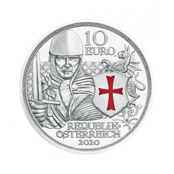 10 euro silbermünze Tapperkeit polierte platte, Österreich 2020