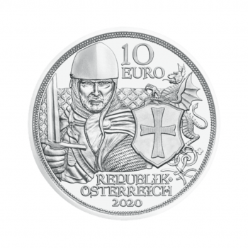 10 eurų sidabrinė moneta Courage, Special Uncirculated, Austrija 2020