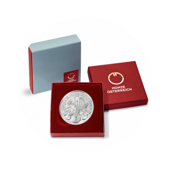 20 Eurų sidabrinių monetų rinkinys Graži pora, Austrija 2017