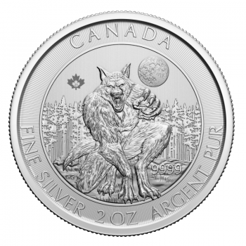 2 oz (62.20 g) silver coin The Werewolf, Canada 2021