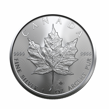1 oz sidabrinių monetų Klevo lapas, Kanada 2023 (Monster box)