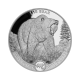 1 oz (31.10 g) sidabrinė moneta  World's Wildlife - The Bear, Kongo Respublika 2022