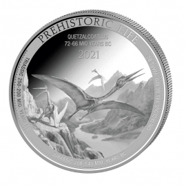 1 oz (31.10 g) silver coin Quetzalcoatlus, Congo 2021