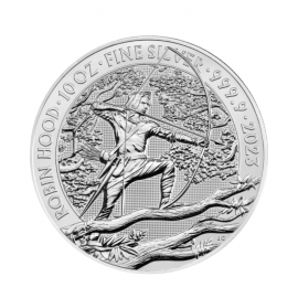 10 oz (311 g) silver coin Robin Hood, Great Britain 2023
