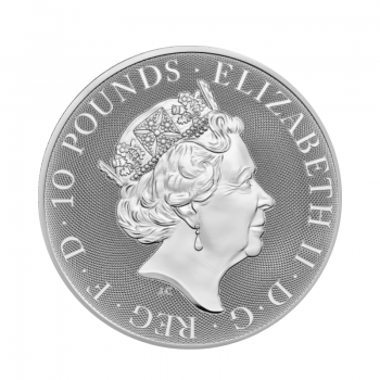10 oz (311 g) sidabrinė moneta Robin Hood, D. Britanija 2023
