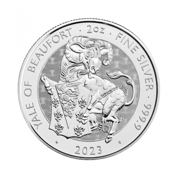 2 oz (62.20 g) sidabrinė moneta Yale of Beaufort, Tudor, D. Britanija 2023