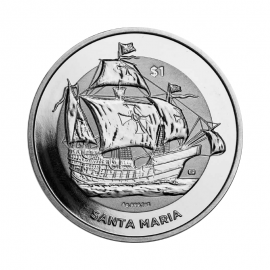 1 oz (31.10 g) silver coin Santa Maria, British Virgin Islands 2022