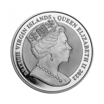 1 oz (31.10 g) sidabrinė moneta Santa Maria, Didžiosios Britanijos Mergelių Salos 2022