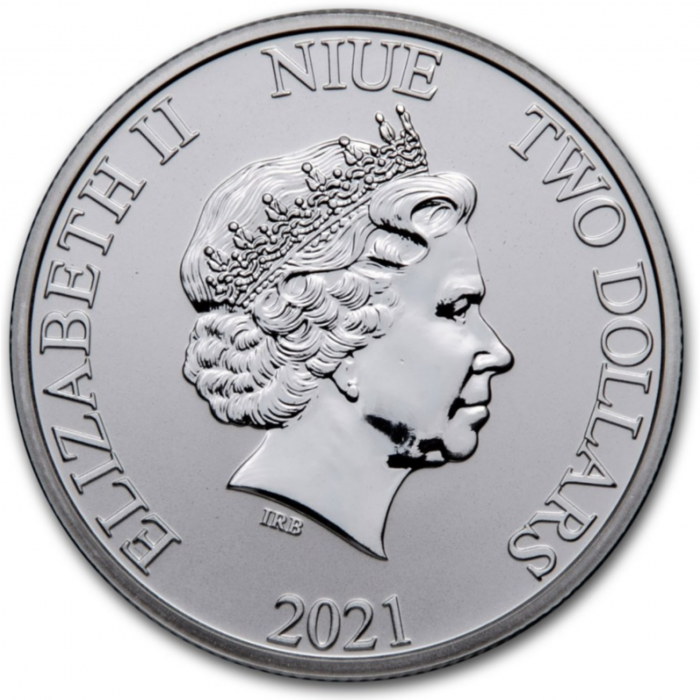1 oz (31.10 g) silver coin Hawksbill Turtle, Niue 2021