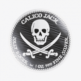 1 oz (31.10 g)  pièce d'argent Calico Jack, Niue 2022