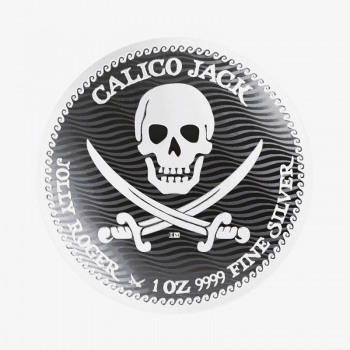 1 oz sidabrinė moneta Calico Jack, Niujė 2022